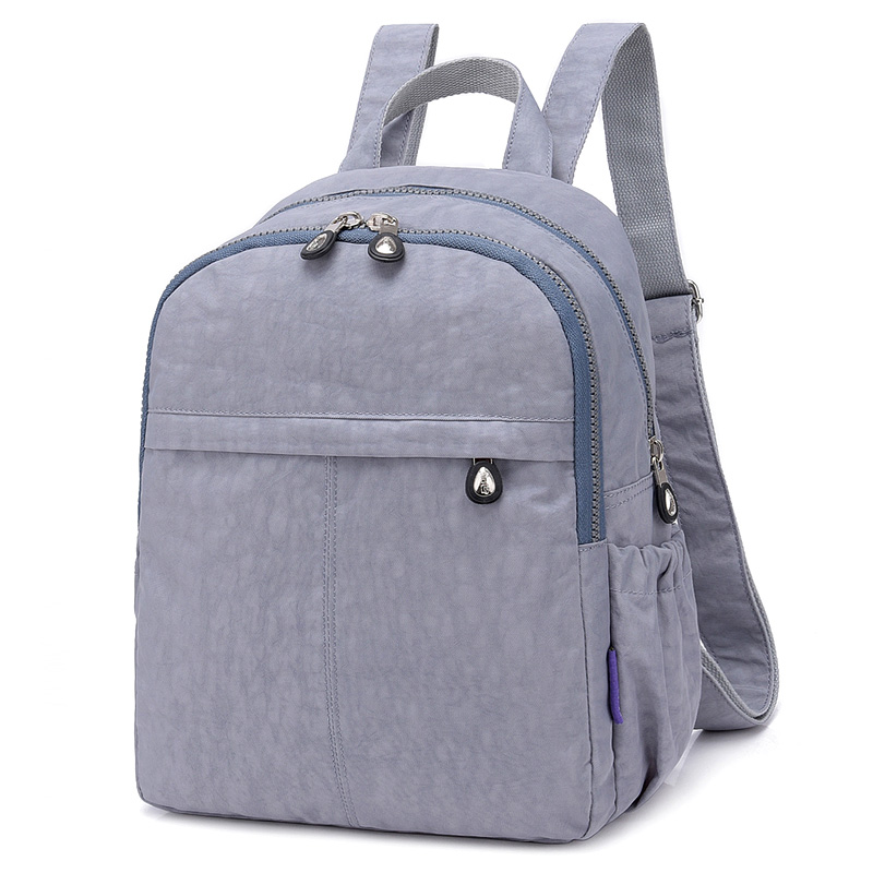 100% Original Bolsa Kiple Schule Rucksack für Teenager Mädchen Escolar Weibliche Bagpack Mochila Feminina Reisetasche: Silber