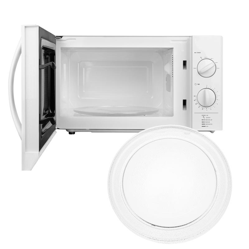 1 Pc Microwave Oven Glass Plate Practical Turntable Plate Flat Base Glass Tray