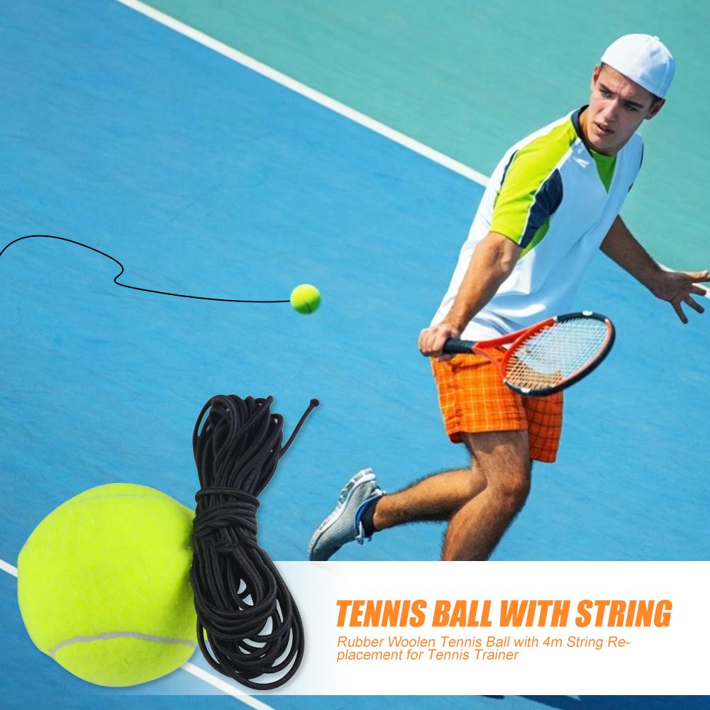 Tennis Ballen Klassieke Delicate Textuur Rubber Wollen Training Tennisbal Met String Vervanging Voor Tennis Trainer