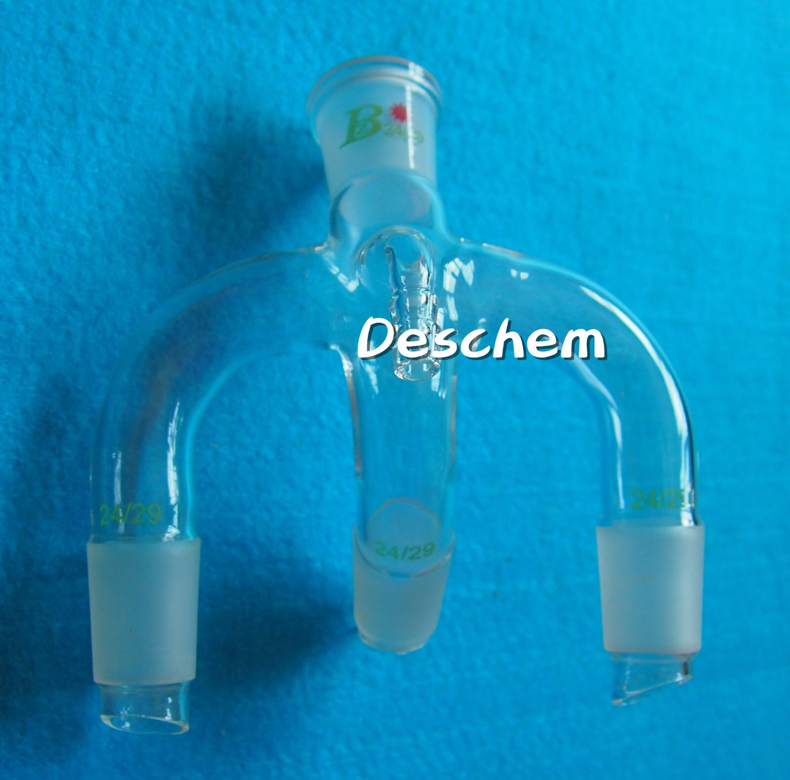 thumbnail image 2 of Deschem Glass Reducing Adapter – Male 29/42 To Female 24/40 Joint, Lab Glassware 2 of 3
