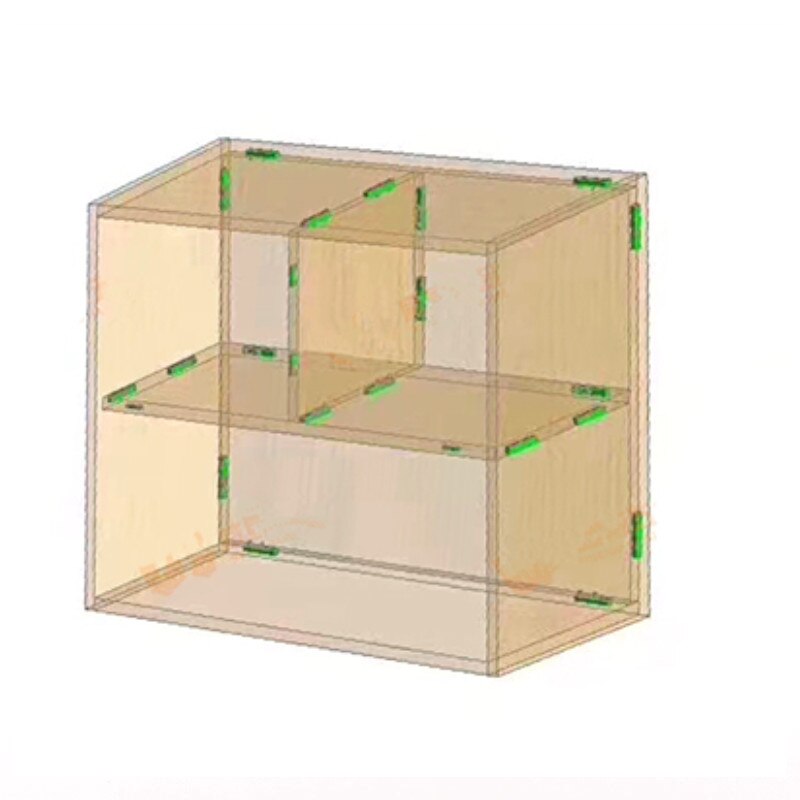 10pcs U-shaped Wood Board Connector plastic Invisible Right angle Fixed Cabinet Hinge Buckle lock Furniture fastener Hardware