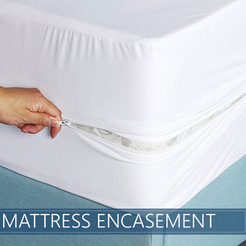 Warmtex Glad Rits Matrashoes Waterdichte Matras Encasement Bedbug Proof Bed Protector Volledig Cover Voor Schuim Matras
