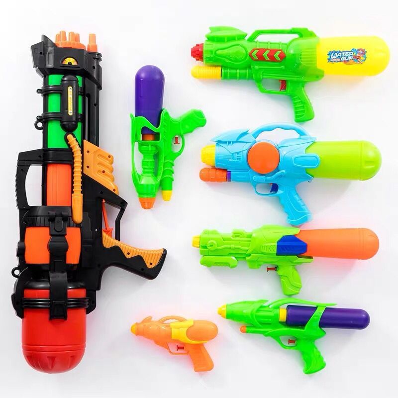 Large Capacity Long Range Summer Water Gun Toy Pool Toys Classic Children Beach Toy Water-splashing Festival Drift Toys