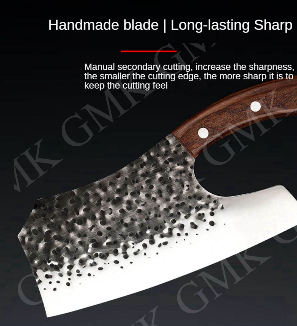 Damask Stainless Steel Kitchen Knives Meat Cleaver Hunting Knife Forged Chefs Knife Sets Hand Made Vegetable Cutter Slicer