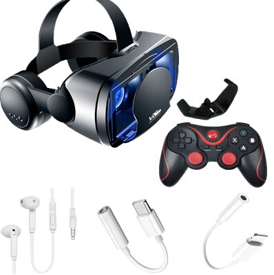 VRG PRO virtual reality VR glasses full-screen viewable wide-angle 120 degrees suitable for 5 to 7-inch smart phone devices: Blu-ray plus plus2