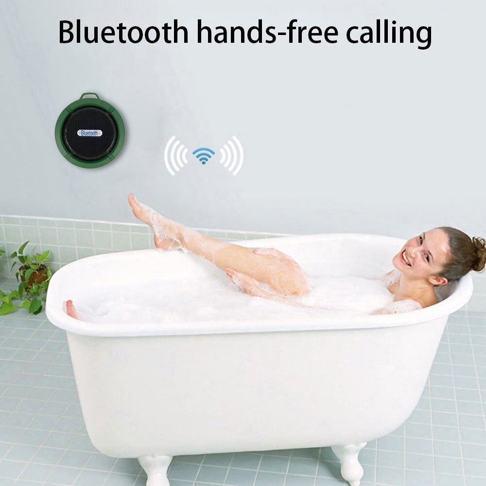 Haut-parleurs Bluetooth sans fil extérieurs haut-parleur Portable stéréo étanche Mini haut-parleur mains libres sans fil avec basse