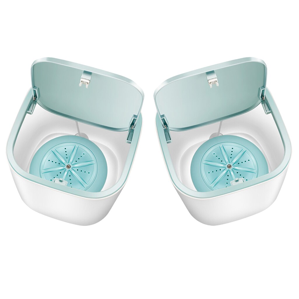 2 stücke Mini Waschmaschine Kleidung Reiniger Washer USB 18W Reise RV Wohnmobil