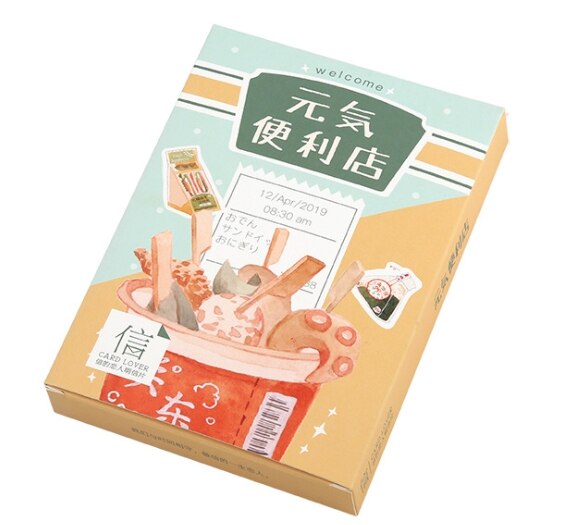 Welcome store paper postcard(1pack=30pieces)