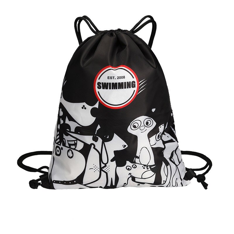 Sac de sport Portable sac de natation étanche Double épaule cordon humide et sec sac de voyage pour les femmes enfants: B