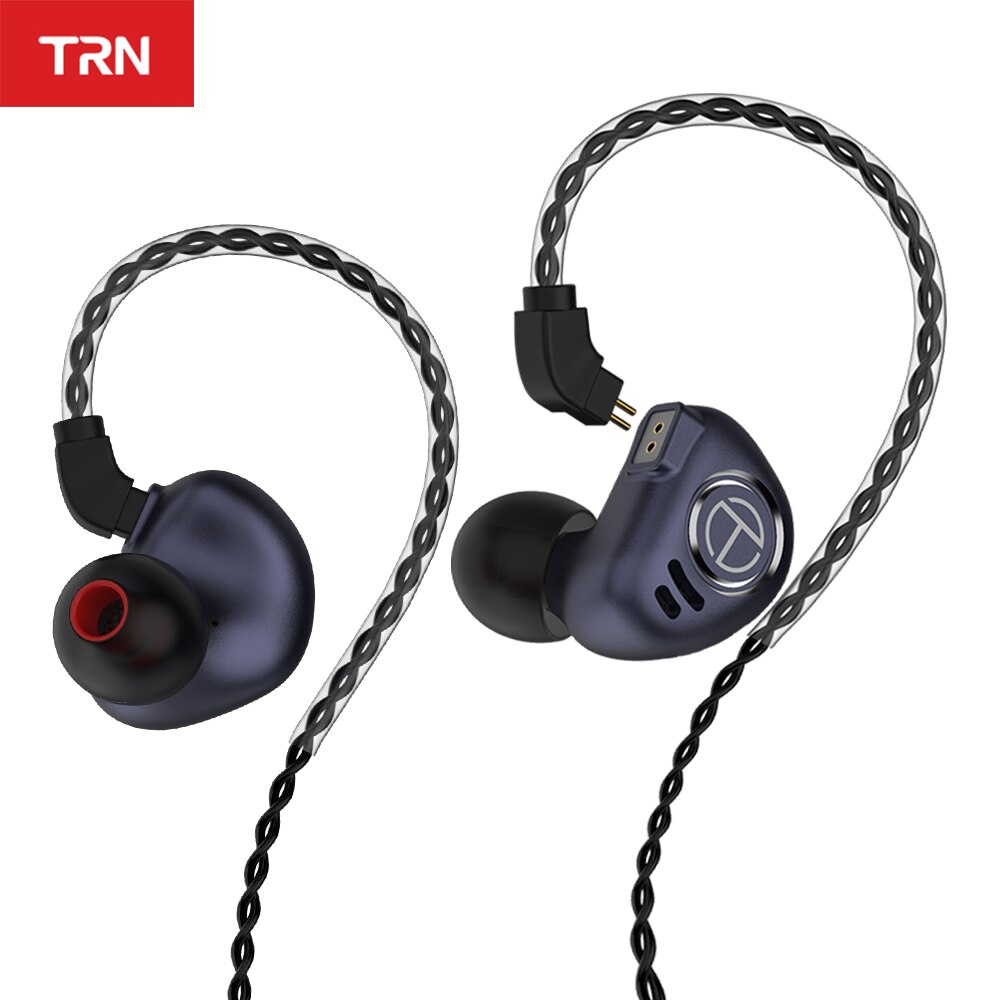 TRN V90 4BA+1DD Metal Headset Hybrid Units HIFI Bass Earbuds In Ear Monitor Earphones Noise Cancelling Earphone V80 ZS10 PRO X6