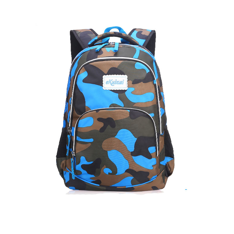 School Bags Children Backpacks For Teenagers Girls Lightweight Waterproof Primary School Bags Child Orthopedics Schoolbags Boys: Sky Blue small