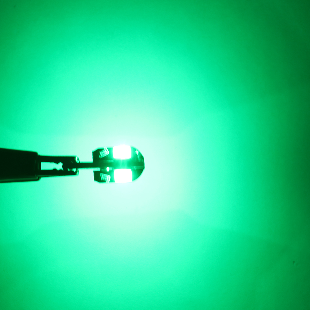 10 stk.  w5w t10 led canbus uten feil 5 w 5 12v 2w 600lm supersterkt bilinteriør sidelys  l22 lys 194 3030 smd bilpære hvit gul rød: Mørkeblå