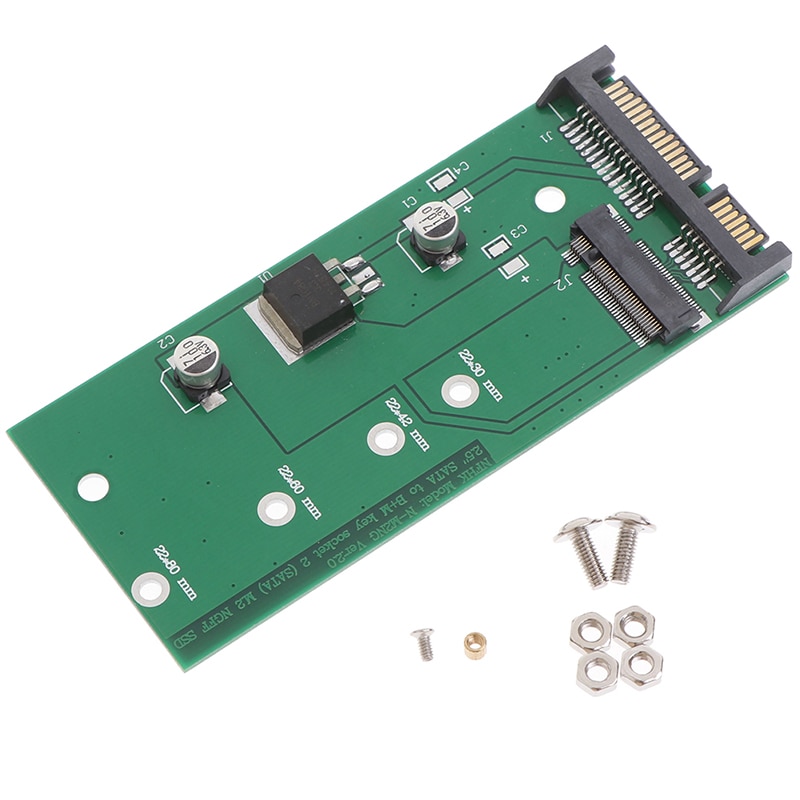 Ngff  ( m2 )  ssd  to 2.5 tommer sata adapter m .2 ngff ssd til sata 3 konvertere kort