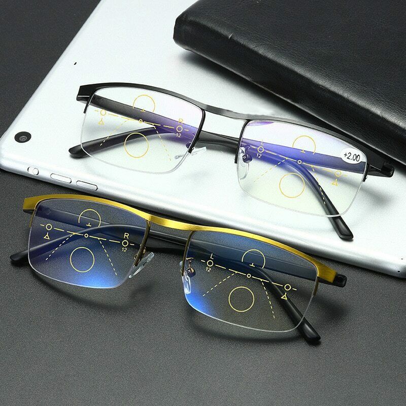 German Intelligent Color Progressive Auto Focus Reading Glasses See More Clearly Women Men LXH