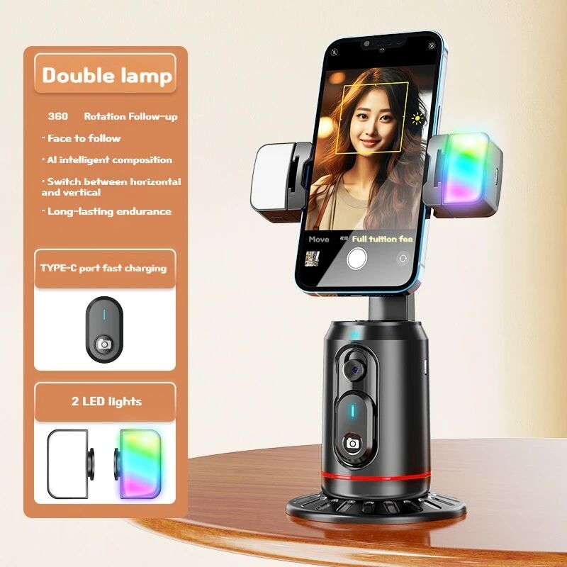 FANGTUOSI Bluetooth Selfie Stick Led Fill Light Tripod With Wireless Remote Shutter For iphone 15 Smartphone Android IOS