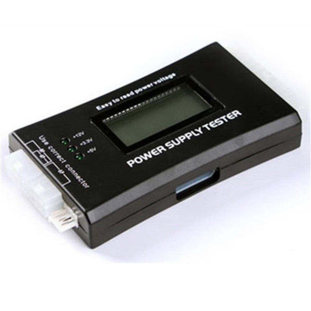 SD netzteil tester für PC-netzteil/ATX /BTX /ITX konform LCD Display SATA HDD tester 20/24 pin Professionelle