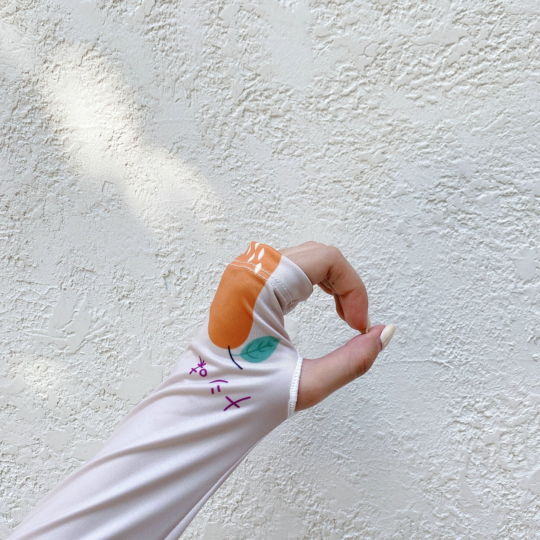 2 Stuks = 1 Pairs Koreaanse Stijl Leuke Fruit Peer Oversleeves Alle-Match Zon Bescherming Uv Zon bescherming Arm Mouwen