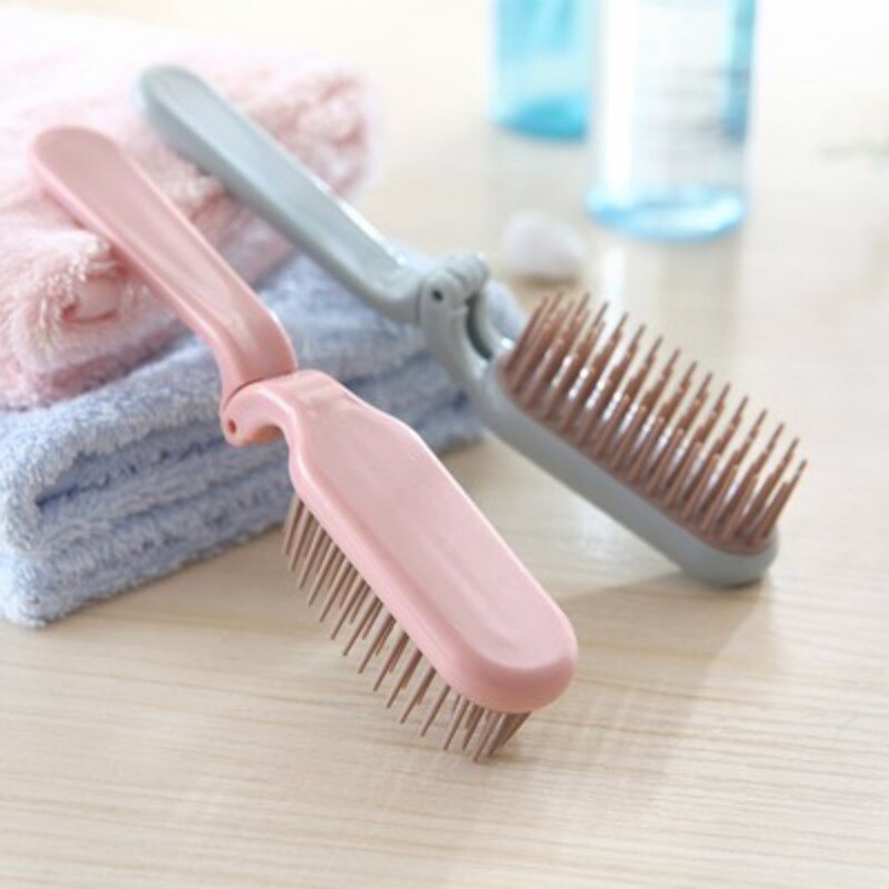 foldable portable Pet grooming comb travel soft tooth small comb cat and dog hair removal comb for long and short hair