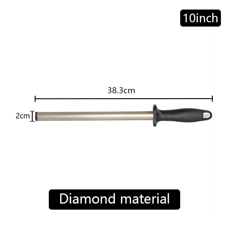 Knife Sharpener Sharpening Stone Kitchen accessories gadgets Tools grinding Honing Carbon Musats stick Rod Steel Diamond ceramic: Jin Gangshi10