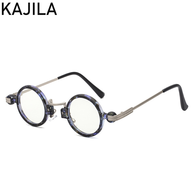 Vintage Small Round Steampunk Sunglasses Men Luxury Brand Punk Sun Glasses For Male Eyewear Shades Lentes De Sol: WHITE