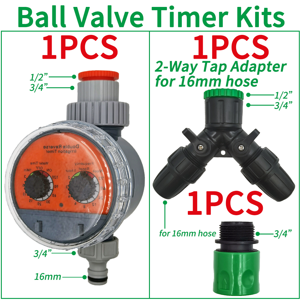 Oasis Garden Automatic Watering System Timer Rain Sensor Solar LCD Electronic Drip Irrigation Controller Greenhouse Irrigator: light yellow