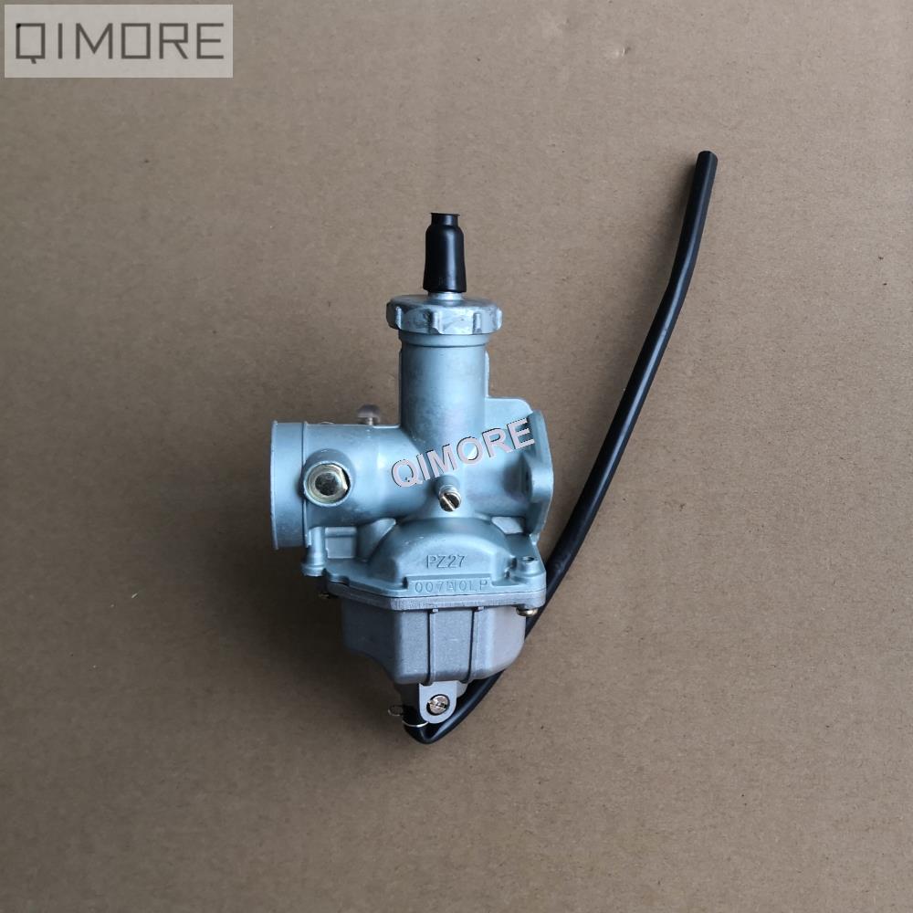 Carburador de 27mm (tipo de estrangulador manual) PZ27 para motocicleta CG150 QJ150 ZJ150 162FMJ CB150 XL125S