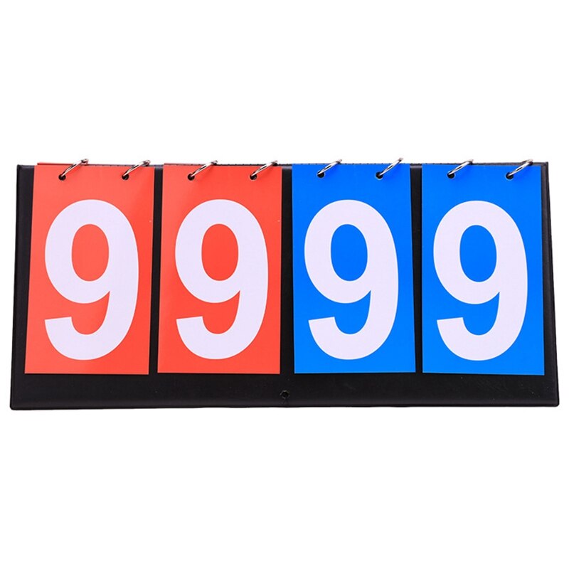 4 Digit Score Board Basketball Soccer Scoreboard for Basketball Football Badminton Volleyball Table Tennis