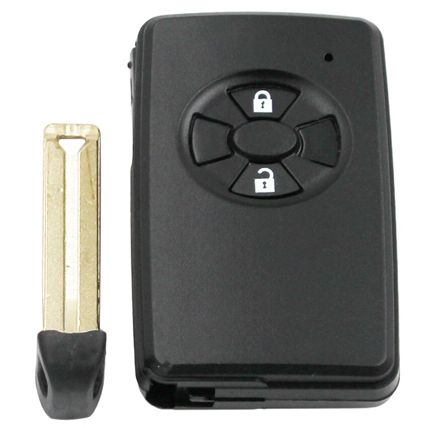 Replacement Shell 2/3/4 Button Smart Remote Key Fob for Toyota RAV4 Vitz Ractis Car Key Blank Case