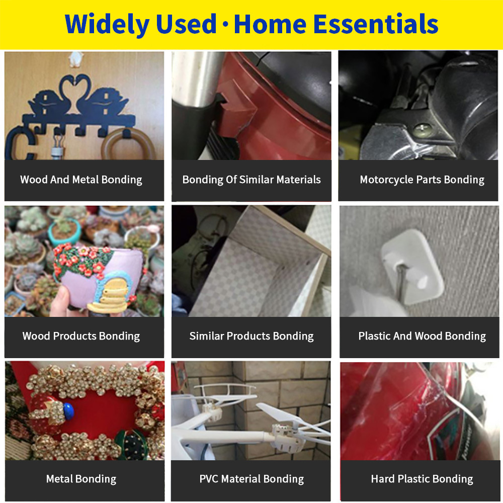 80g Quick-Drying A+B Glue Strong Adhesion Metal Iron Aluminum Wood Ceramic Tile Super Glue High Temperature 302 Welding Glue