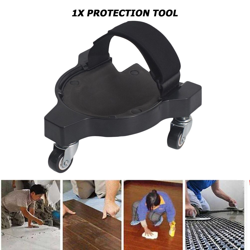 Rolling Knie Pads Verstelbare Riem Knie Bescherming Pads Met Wielen Universele Wiel Knielen Pad Borstel Muur Veiligheid Levert