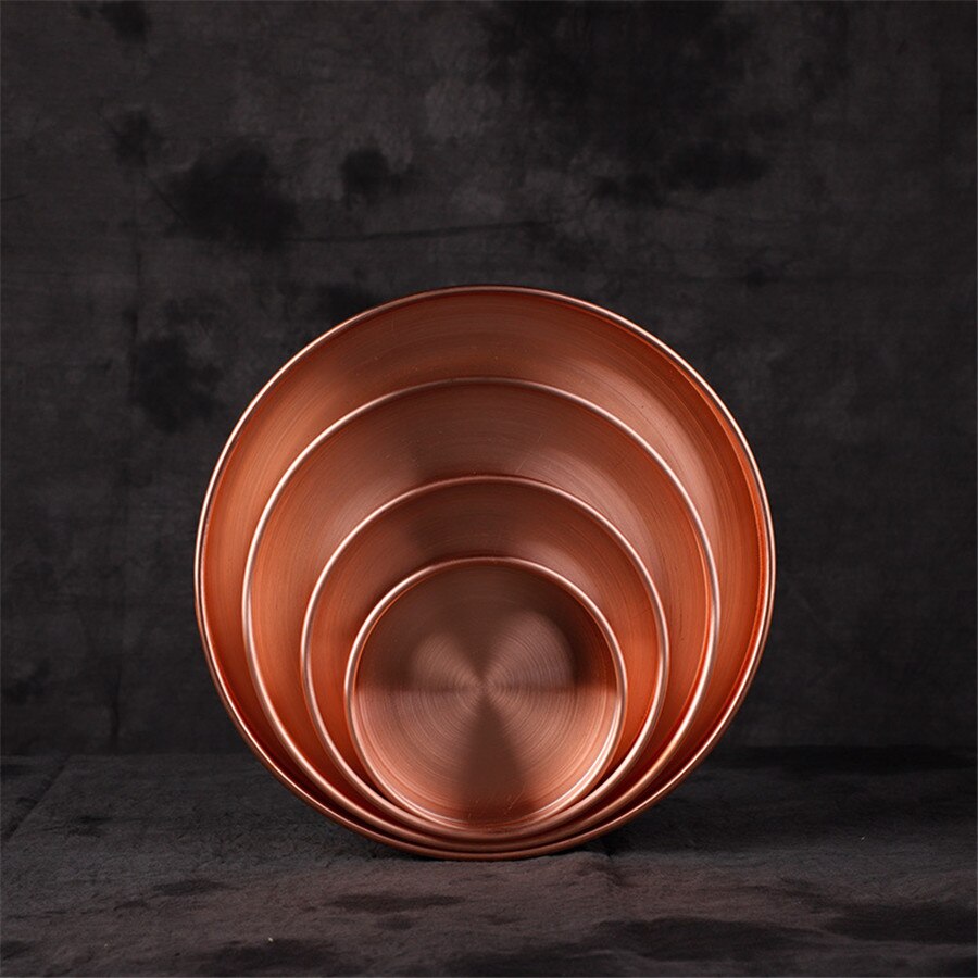 11/14/18/22cm Brass and Copper Repair Plate Chassis Manzha Offering Plate Tibetan Buddhist Supplies