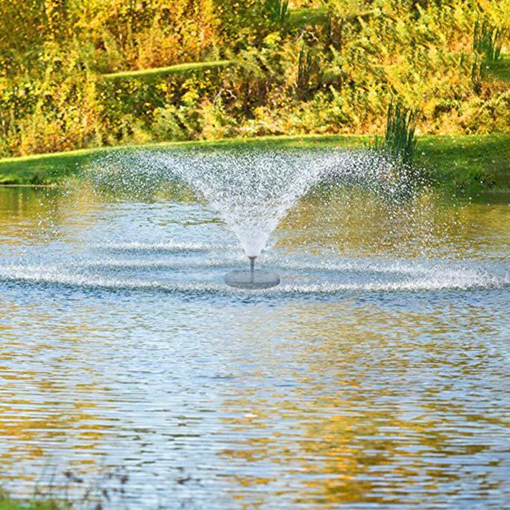 Solar Fountain Pump Floats Pump Bird Bath Floating Water Pump With LED Light For Garden Landscape Pond Pool Decoration