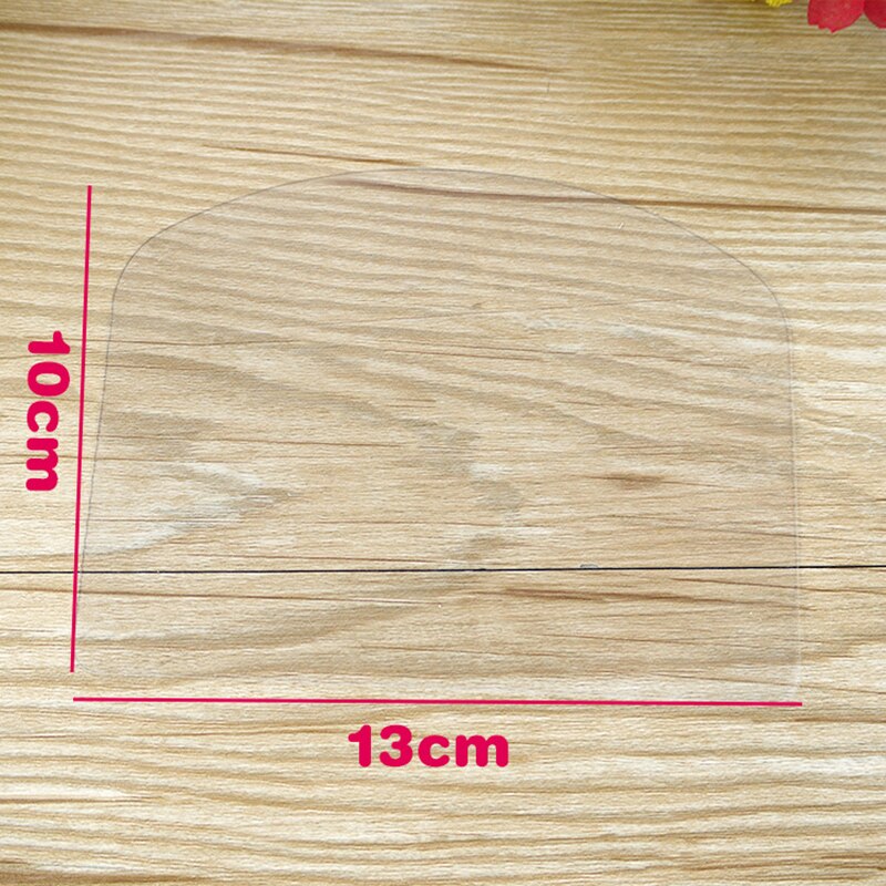 3Pcs/1Pc Deeg Cake Cutter Slicer Spatel Voor Cake Schraper Pasteuze Cutters Schraper Onregelmatige Tanden Rand diy Soepeler Tool: Blauw