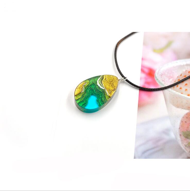 Neue Transparente Silikon bilden Getrocknete Blume Harz Dekorative Handwerk DIY Insel berg bilden Epoxid harz formen für schmuck