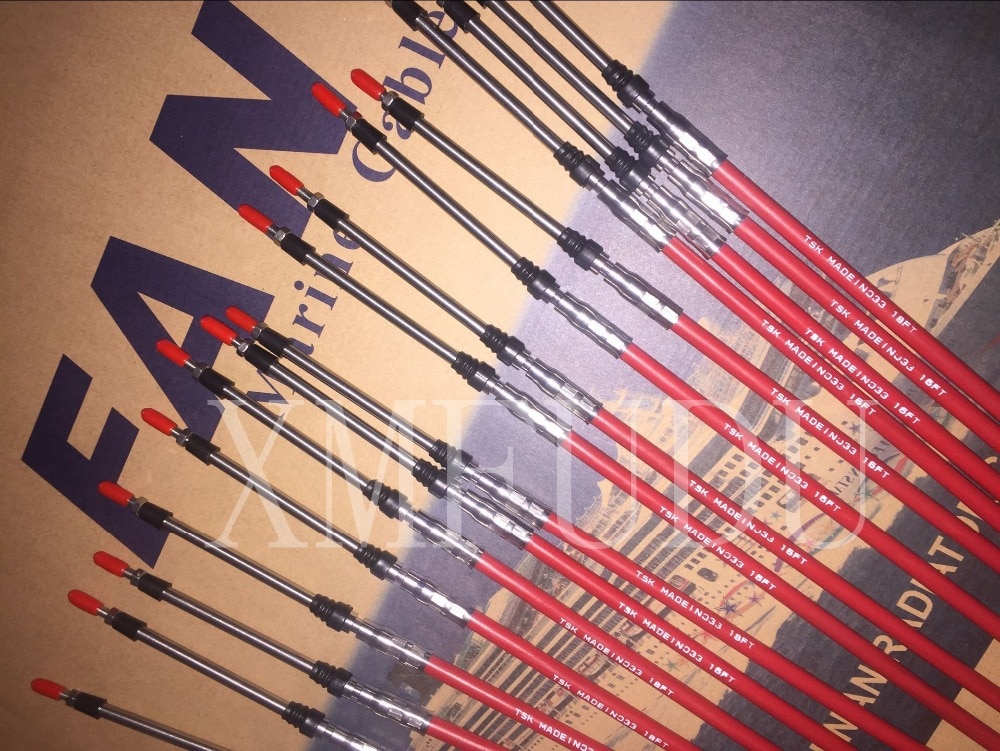 Marine Outboards Throttle Shift,Remote Control Box Cable 1m,1.5m,2m,2.5m,3m,3.5m,4m,4.5m,5m,5.5m,6m,7m,8m