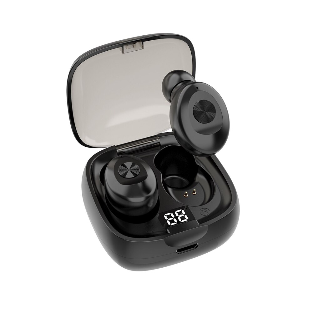 Auriculares inalámbricos XG8 TWS con pantalla Digital, compatibles con Bluetooth 5,0, miniauriculares deportivos: black