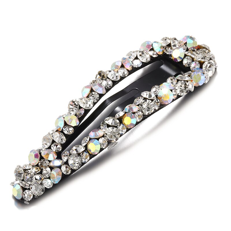 Meisjeshaarklauw geometrische imitatieparel haarspeld krab retro hartvormige kristallen haarspeldjes haaraccessoires voor vrouwen: F328e