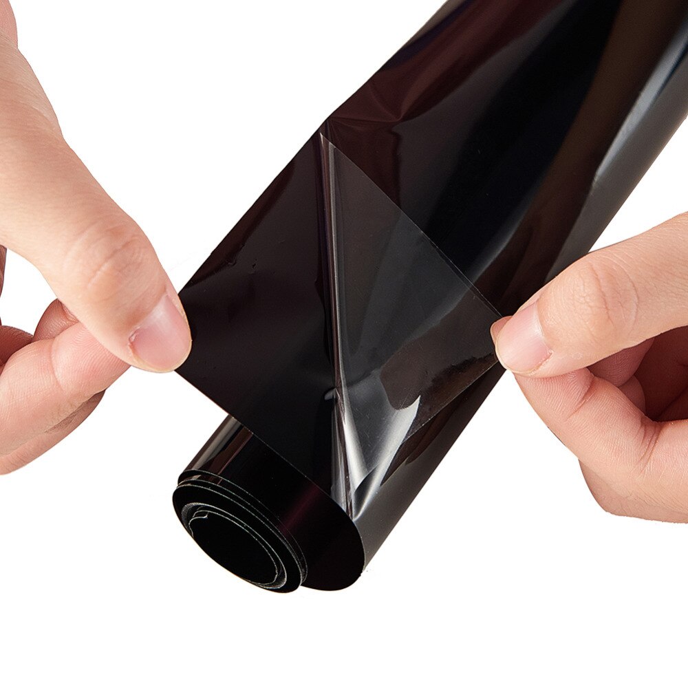 50cm x 300cm Dark Black Car Window Tint Film Glas VLT 5% Roll 1 PLY Auto Auto Huis commerciële Zonne Bescherming Zomer