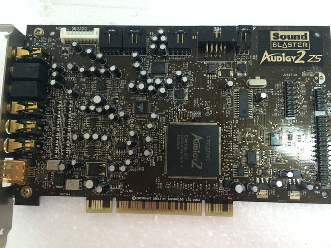 Usada, placa de som criativa audigy2 7.1 canal sb0350 suporta dts