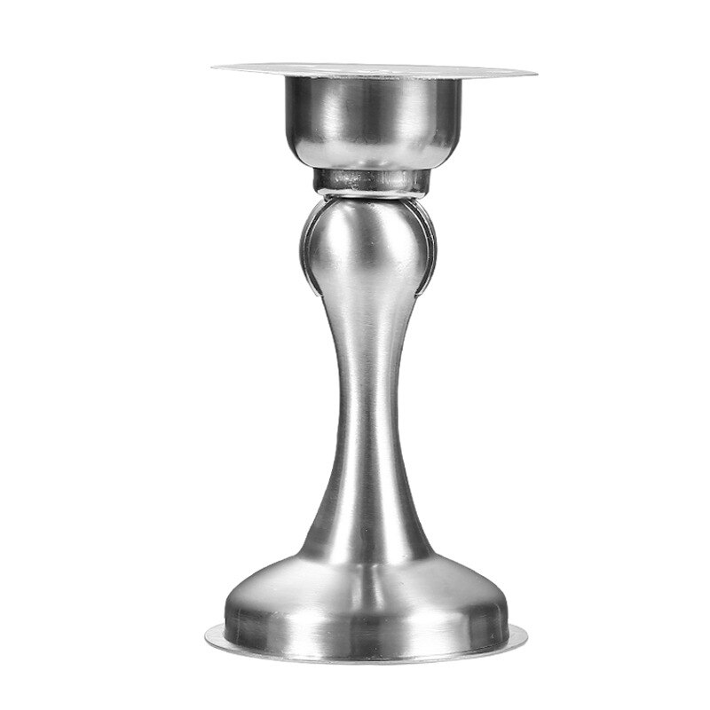 Stainless steel thickened non drilling strong magnetic indoor door anti-collision door block ground suction