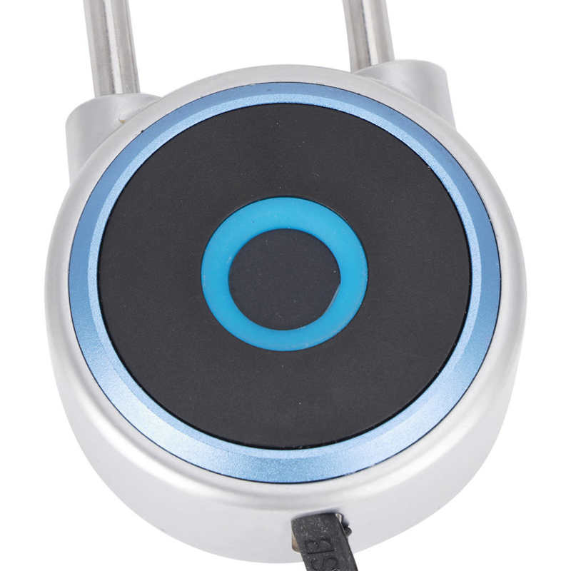 Bluetooth Fingerprint Padlock Smart Keyless Rechargeable Lithium Battery Lock 3.7V Fingerprint Lock