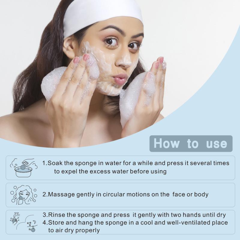 7 Kleur Natuurlijke Zachte Konjac Facial Sponge Puff Bad Spons Lichaam Dode Huid Reiniging Exfoliërende Douche Borstel Voor Kinderen En volwassenen