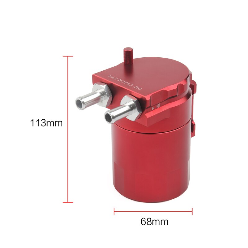 Tanque de captura de aceite de aluminio para coche, bote Universal de 300ml, Estilo Universal