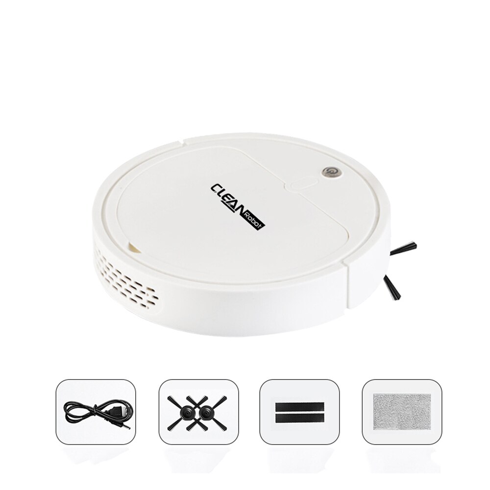 Intelligent Fully Automatic Multifunctional Cleaning Machine USB Charging Smart Robot Vacuum Cleaner For Home: Default Title