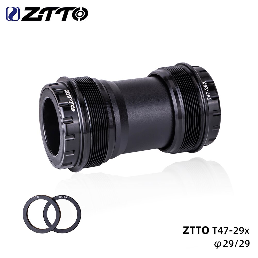 ZTTO bicicletta T47 movimento centrale 24 guarnitura doppiare 29 30mm filettatura cuscinetto sigillata 47 68 73mm conchiglia 28.99mm spline asse MTB strada bicicletta: T47-29X