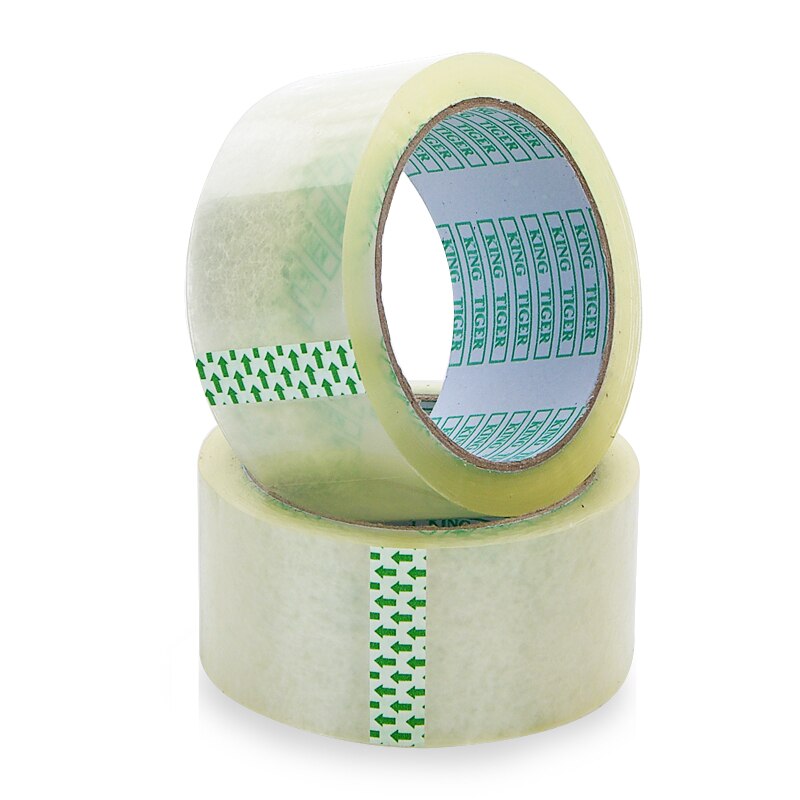 1.2cm Small Scotch Tape 4.8cm Transparent Adhesive Packaging Supplies Tear Pack Tool for DIY Student School Office Business Tape