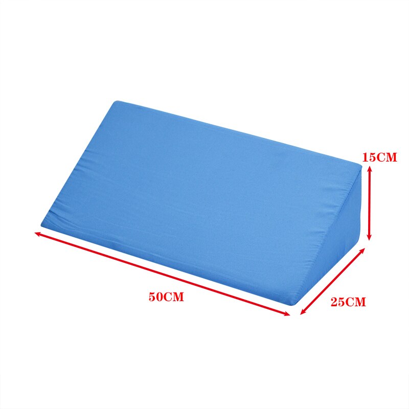 Cojín ortopédico con reflujo de ácido para cama, almohada de algodón con esponja para espalda y piernas, cojín acolchado, ropa de cama con cremallera, almohada de gran tamaño