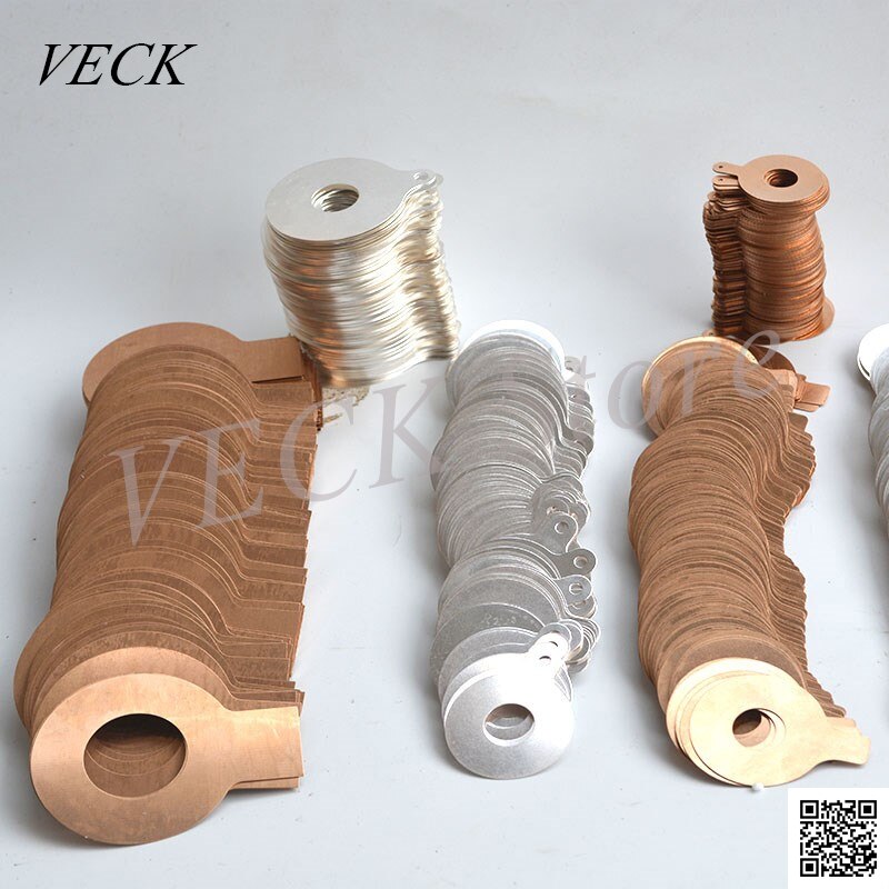 Machine Piezoelectric Ceramic Sheet Transducer Electrode Plate Ultrasonic Copper Plate Oscillator Fitting 15k20K