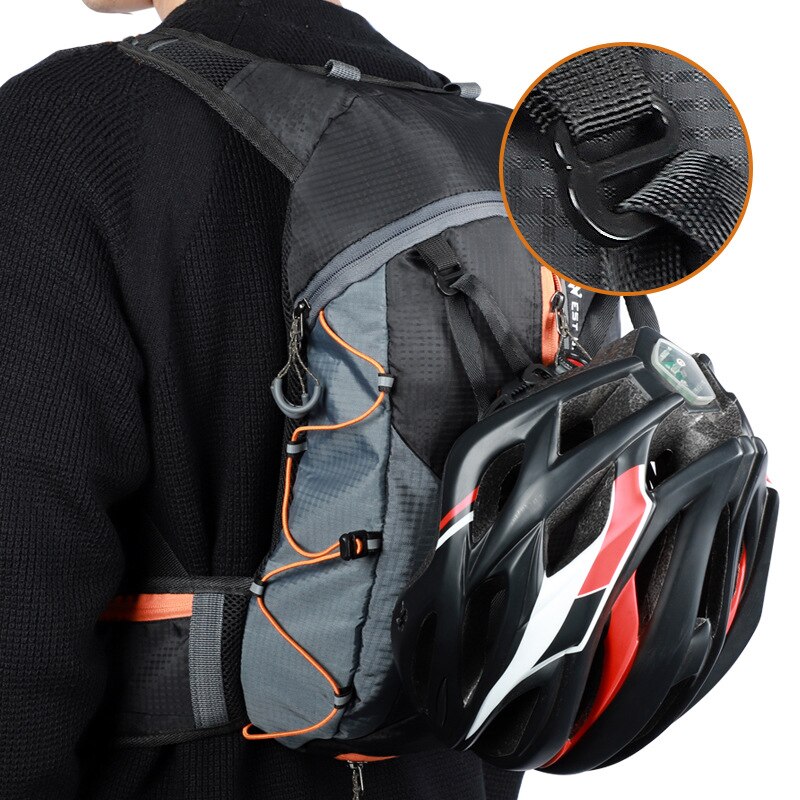 Waterproof Cycling Bags Nylon Motorcycle Backpack Reflective Helmet Shoulder Bag Multi-function Outdoor Riding Equipment PJ239