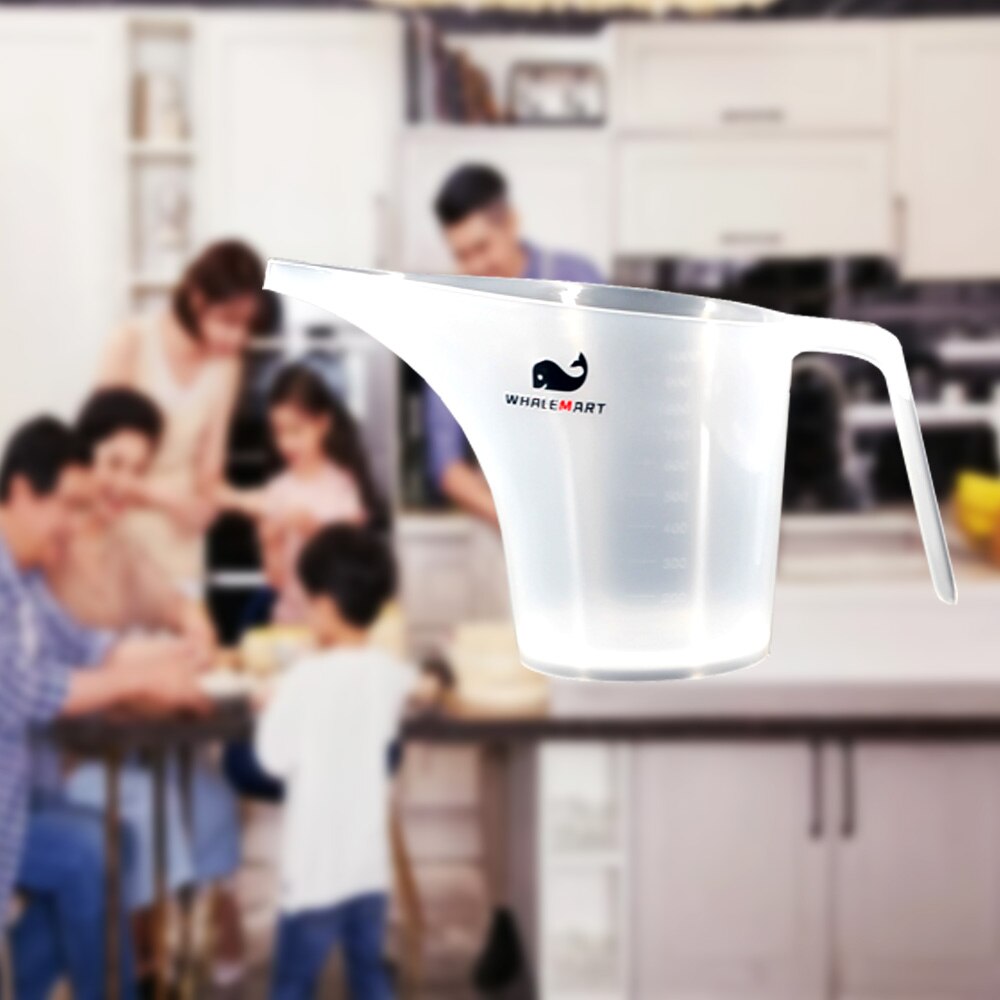 Tip Mouth Plastic Measuring Jug Cup Graduated Surface Cooking Kitchen Bakery Tool Liquid Measure Jug Supplies